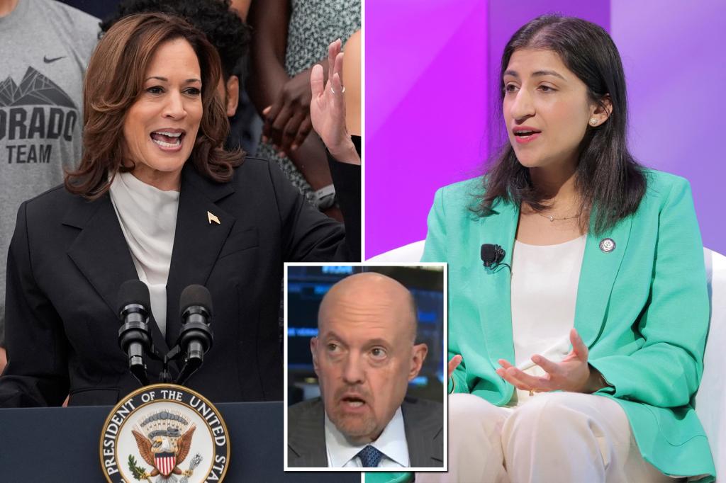 Kamala Harris Would Fire FTC Chief Lina Khan If She Wins The White House, CNBC's Jim Cramer Says